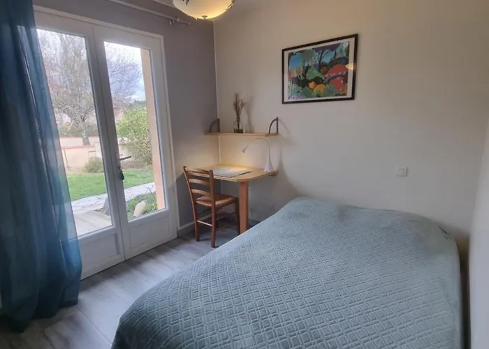 Studio T1 Paisible Dans Villa Avec Bassin Naturel