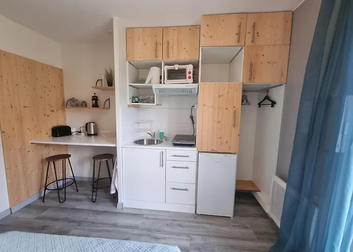 Studio T1 Paisible Dans Villa Avec Bassin Naturel
